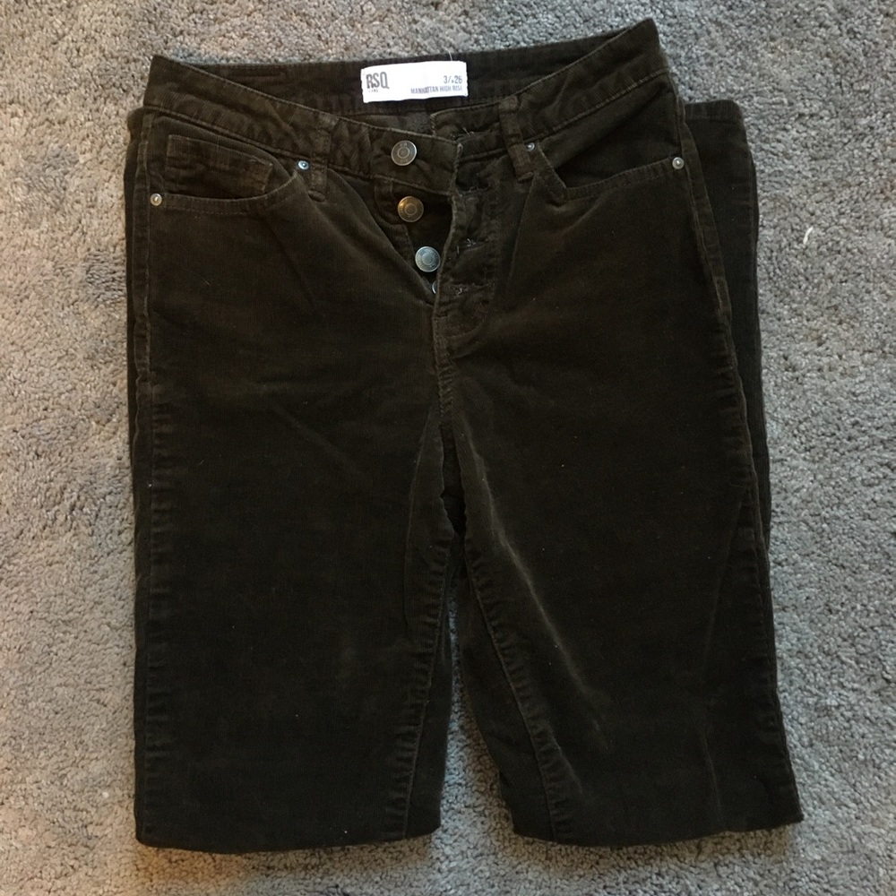 RSQ brown corduroy skinny jeans